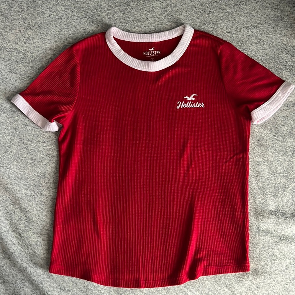 Hollister waffle top/ tshirt
